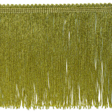 Borten von der Werft, 15,2 cm, Metallic-Chainette-Fransenbesatz, aus Polyester gefertigt, dekorativer Fransenbesatz, vielseitige Fransen fr Kostme,