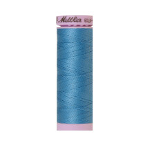 Mettler 9105-338 Seiden-Finish, festes Baumwollgarn, Gewicht 50, 164 yd/150 m, Riffblau