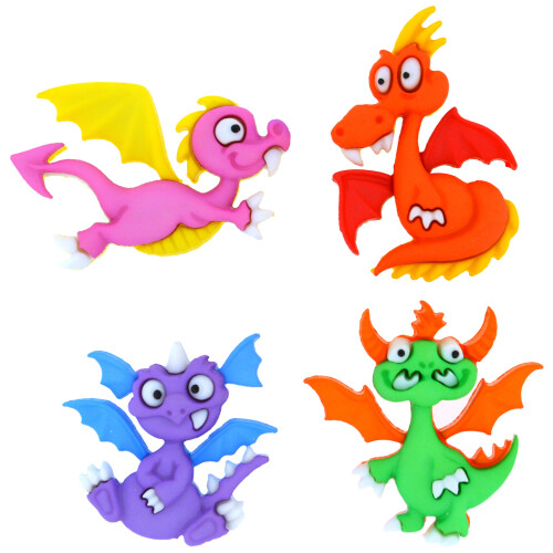 Dress It Up 8299 Buttons Dragon Tale