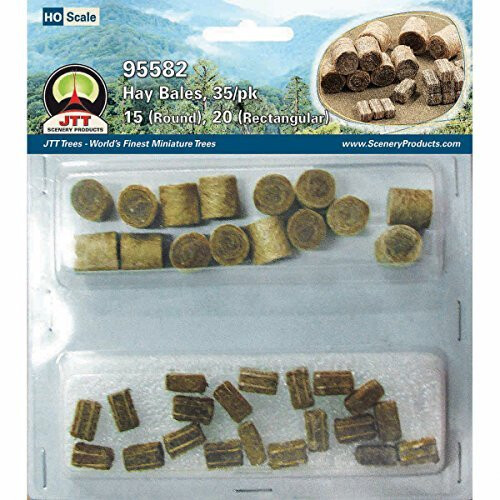 Hay Bale Mix .5" 35/Pkg-15 Round & 20 Rectangular 2