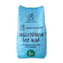 American Soy Organics  5-Pfund-Beutel mit Millennium Wax, natrlichem Sojawachs fr die Kerzenherstellung