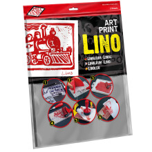 Educational Arts 3.2/L5 Lino Printing Block 400x300x3.2mm Pk2, Linoleum, Grey, 406 x 305 x 3.2 mm