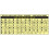 Pacon 4"""" samolepic velk a mal psmena 154-cslo zelen (51697) 2