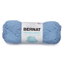 Bernat Handicrafter Baumwolle Garne, 1,75 oz, Stärke 4 Mittel, 100% Baumwolle, Französisch Blau