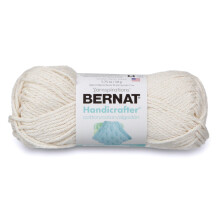 Bernat Handicrafter Baumwollgarn, 1,75 oz, Stärke 4 Medium, 100% Baumwolle, Off Weiß