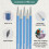KnitPro Zing: Double Ended Knitting Pins: 15cm x 4.00mm, 4 3