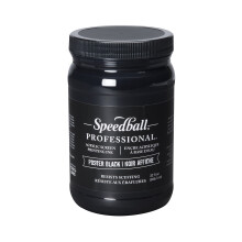 Speedball 004920 Acryl Siebdruckfarbe, 32 fl. oz, Plakat Schwarz