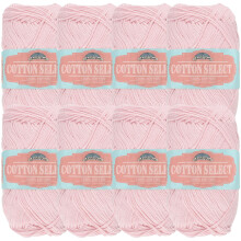 JubileeYarn Cotton Select Garn  Sportgewicht  50 g/Strang  Primelrosa  8 Strnge
