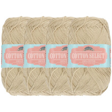 JubileeYarn Bomuldsvalgsgarn - Sportsv?gt - 50 g/n?gle - b?gen?ddebrun - 4 n?gler