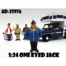 American Diorama One Eyed Jack Trailer Park Figur fr 1:24 Druckguss-Modellautos