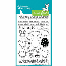 Lawn Fawn Duidelijke Stempel Chirpy Chirp Chirp