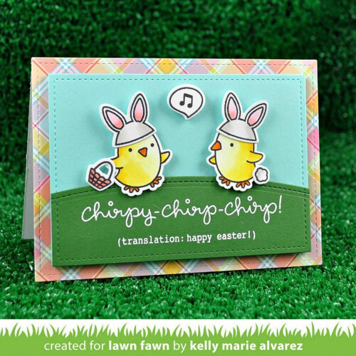 Tampon transparent faon de pelouse Chirpy Chirp Chirp 1