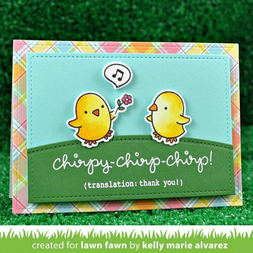 Tampon transparent faon de pelouse Chirpy Chirp Chirp 2