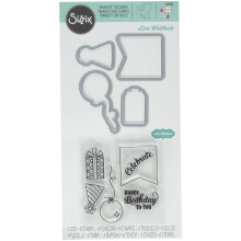 Sizzix Framelits met stempels ~ Gelukkige verjaardag voor jou