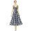 VOGUE PATTERNS Vogue Patterns Kjole Flared Nederdel 14-16-18-20-22 R?d 3