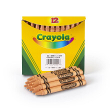 Crayola Wachsmalstifte, Pfirsich, Einzelne Farb-Nachfüllung, 12 Stück, Schulbedarf