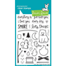 Lawn Fawn Clear Stamps 4""""X6""""-Love You S'more LF671 af Lawn Fawn One (1)