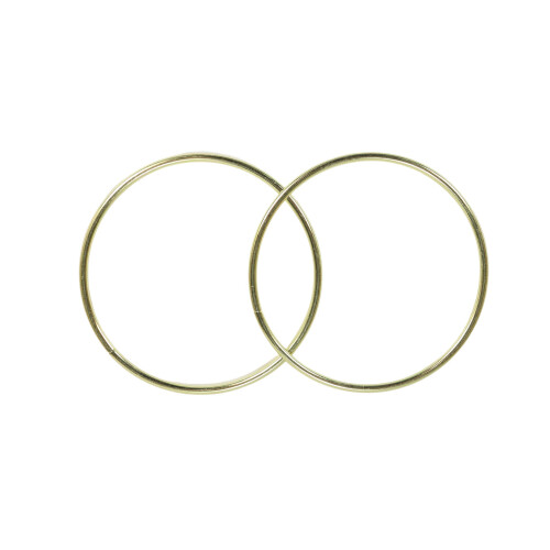 Massek?b: 3"""" 3"" Messing Metal Craft Macrame Ringe (10-pak) 2