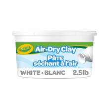 Crayola Luchtdrogende Klei, Wit, Geen Bakken Modeling Klei voor Kinderen, 2,5lb