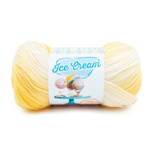 Lion Brand Garn (1 Knäuel) Ice Cream Baby Garn, Zitronen Baiser Mehrfarben, 1182 Fuß (Packung von 1)