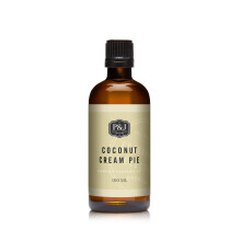 P&J Trading - Coconut Cream Pie Duftolie 100ml - Duftolie til stearinlysfremstilling S?befremstillingsdiffuserolie