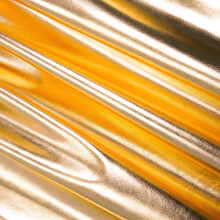 FabricLA | Gouden Polyester Stof | Metallic Foil Lame Spandex Materiaal | 4-Weg Stretch | 60" Inch Breed
