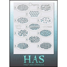 Half Ass organische stencils HAS5001