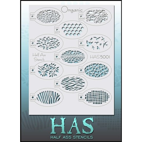 Half Ass organische stencils HAS5001