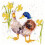 Bothy Threads Cross Stitch Kit - Ducks And Daffs 1