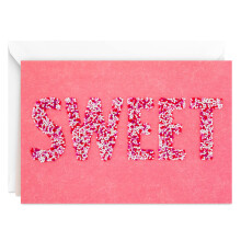 Hallmark Signature Valentinkort (Söta Godissprinkles) (0699VFE7402)