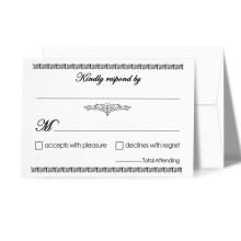 50 RSVP Hpalautus 4"""" x 6"""" -kortit ja kirjekuoret - Tyhj vastauskortti Hharjoitus illallinen Vauvakutsu Morsiussynttrit Kihlautuminen polttari