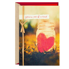 Hallmark Ystvnpivkortti (yksilaatuinen) Mason Jar Paper Heart 0559VFE7582