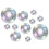 Beistle Disco Ball Cutouts Pack of 12 1