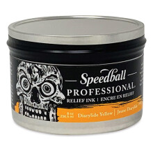 Speedball Professional Relief Ink Diarylide Keltainen 8OZ
