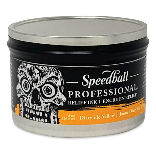 Speedball Professional Relief Ink Diarylide Gelb 8OZ
