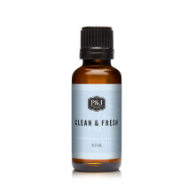 P&J Trading Duftl | Clean & Fresh Oil 30 ml  Kerzendfte fr die Kerzenherstellung, Freshie Dfte, Seifenherstellungszubehr, Diffusorldfte