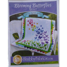 Bloeiende vlinders quiltpatroon multi