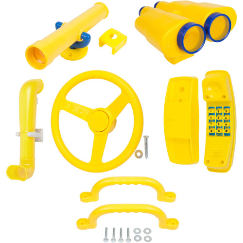 Schommelset Stuff Deluxe Accessoireset SSS Logo Sticker Speeltuin Geel