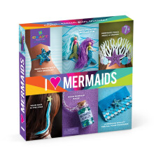 Craft-tastic - Kit I Love Sirene - Il kit artigianale include 6 progetti a tema sirena