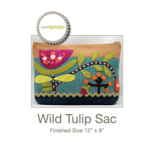 Sue Spargo Wild Tulip Sac-patroon