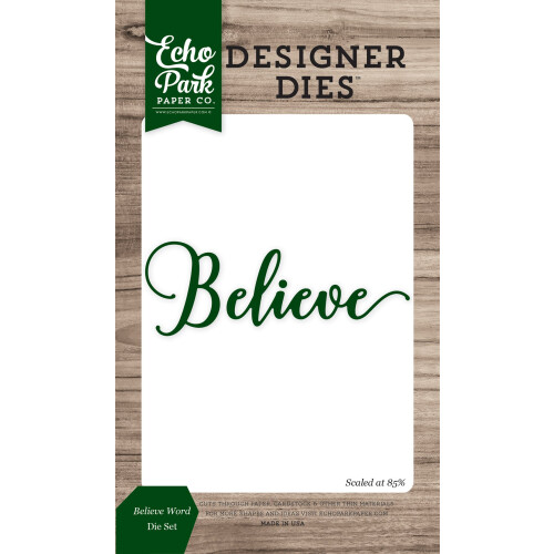 Echo Park Paper Company Believe Word Die Set