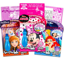 Disney Minnie Mouse Paint with Water Supers?t til sm?b?rn, bundt ~ 3 rod gratis b?ger med Water Surprise Pensler (med Minnie Mouse Disney Frozen
