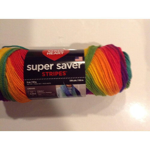 Fil Super Saver Red Heart - Rayure prfre 2