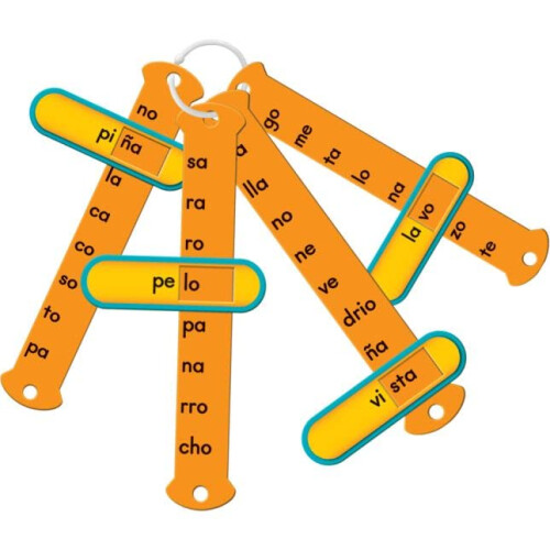 Rigtig gode ting Spansk stavelse Slide and Learns - S?t med 30 2