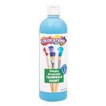 Colorations Pintura Tempera lavable, 16 fl oz, azul cielo, no tσxica, vibrante y atrevida, pintura para niρos, manualidades, pasatiempos, suminis