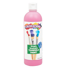 Colorations Pintura al temple lavable, 16 fl oz, rosa, no tσxica, vibrante y atrevida, pintura para niρos, manualidades, pasatiempos, suministros