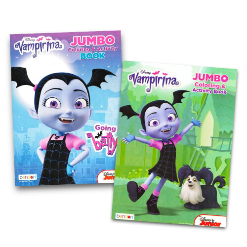 Disney Disney Vampirina Σετ Χρωματισμού - 3 Βιβλία Χρωματισμού και Αυτοκόλλητα 1
