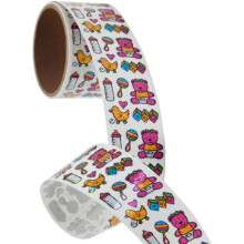 Bulk Roll Prismatic Stickers Holcicka/Teddy 100 opakovn