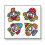 Jillson Roberts Bulk Roll Prismatic Stickers Klaun Faces  100 opakovn 2