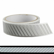 JINBING 1"""" Skerhet vrmeverfringsvinylfilm DIY Silverreflekterande strykjrn p tyg kldtejp M15 (1"""" x 33ft)